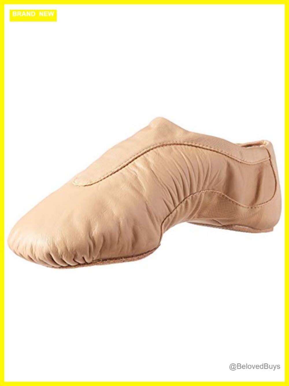 Ballet Dance Shoes Split Sole Leather Neoprene Suede with Arch Support
